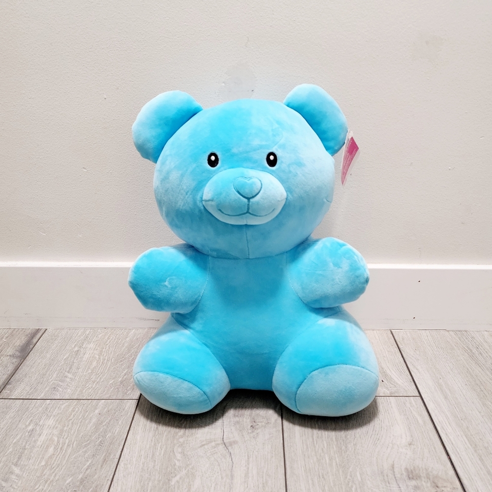 Valentine’s Day Blue Gummy Bear 16” Plush